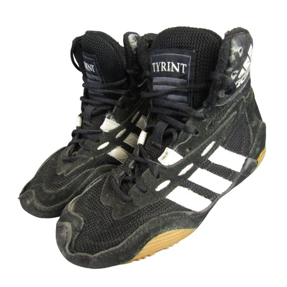 adidas Other - Adidas Tyrint Wrestling Shoes Boys Size 12K Sneakers High Top Boxing MMA